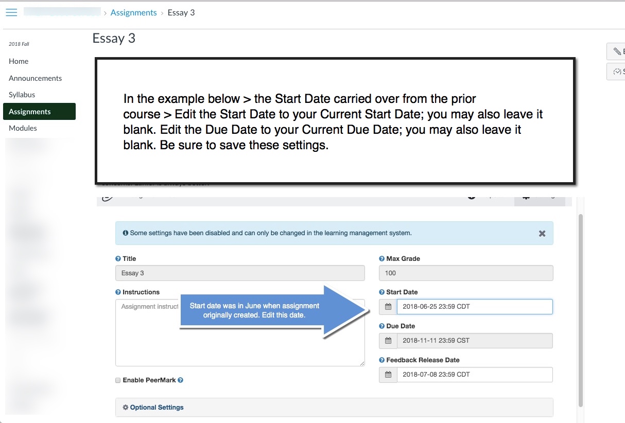 turnitin assignment post date